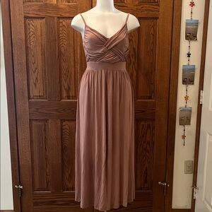 New York & Company boho a-line maxi dress L